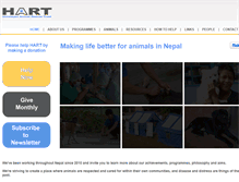 Tablet Screenshot of hartnepal.org